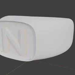 Letter "N" Signet Ring