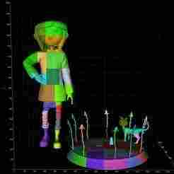 Life Size Coraline Button Eyed Adventure Display