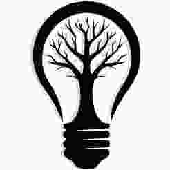 light bulb with a tree growing inside 2 - 2D/3D Wall Art STL+SVG For CNC Router, Plasma, Waterjet, Laser & 3D Printer