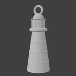 Lighthouse Keychain