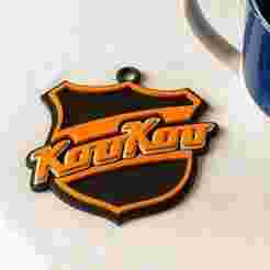Liiga KooKoo keychain badge color printable and renderable