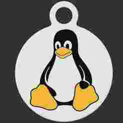 Linux Tux Keyring
