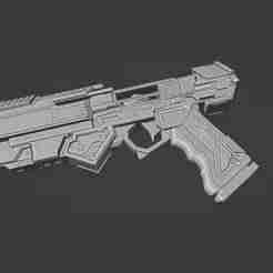 Love and Deepspace pistol with gem for cosplay