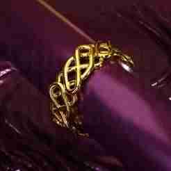 Love loop Ring Band- 3D Printable STL and OBJ -FDM or Resin Print 3D print model