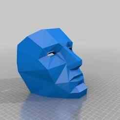 Low Polygon Mask - Replicator Printable