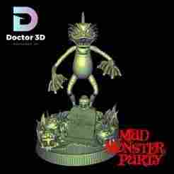 mad monster party the lagoon creature-diorama