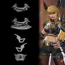 Magik - Marvel Rivals - Neck and Shoes Accesories - Cosplay