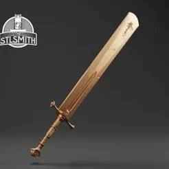 Marais Executioner's Greatsword Elden Ring Life Size Prop STL