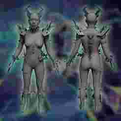 Marvel Rivals PUNKCHILD MAGIK Cosplay Horns + Accessories