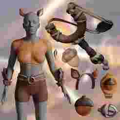 marvel rivals squirrel girl set of cosplay accessories slingshot