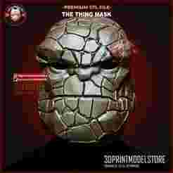 Marvel Thing Fantastic Four Cosplay Head Mask - Halloween - Anime Props