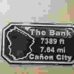 Maverick's Trail Badge The Bank Canon CIty Colorado