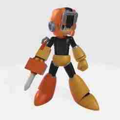 Mega Man Pile Drive Pose 2