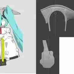 Miku Hatsune Good Smile Racing 2022 Cosplay headwear earphone