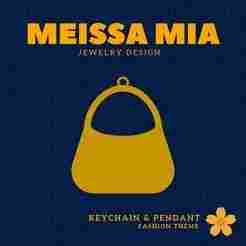 Mini Chic – 3D Print File for Handbag Keychain or Pendant - Bag Accessories - Handbag Pendant - Girl's Fashion