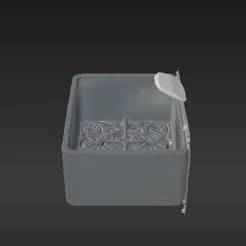 Minimalist Filament Waste Bin & Chute for Bambu Lab X1/X1C/P1P/P1S