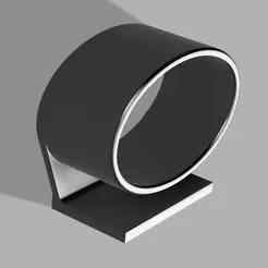 Minimalistic low profile watch stand