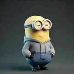 Minion chilled confident in sweater