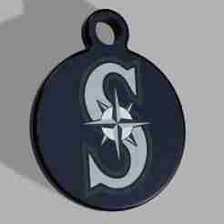 MLB - Seattle Mariners Keyring