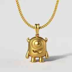monster pendant charm