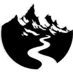 mountain range with a river flowing through the center 1 - 2D/3D Wall Art STL+SVG For CNC Router, Plasma, Waterjet, Laser & 3D Printer