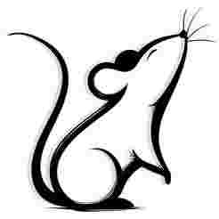 mouse sniffing upward 2 - 2D/3D Wall Art STL+SVG For CNC Router, Plasma, Waterjet, Laser & 3D Printer