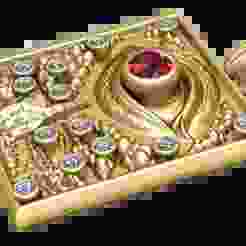 Mystic Ruby Eye Pendant 3d printable model