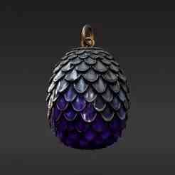 Mythical Hatchling Egg Miniature - Highly Detailed Fantasy Keychain Accessory