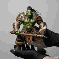 Ogre with Axe - Fantasy Creature 3D Model for Printing