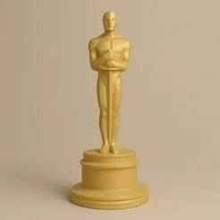 Oscar Statuette 3D Model for Printing