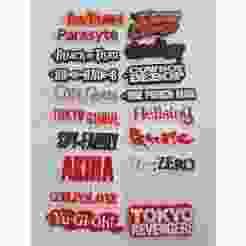 pack of 35 anime keychains