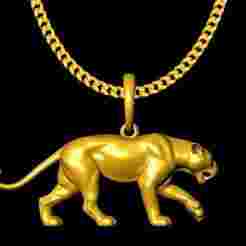 panthar pendant charm