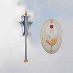 Pike Trickfoot Mace and Shield The legend of vox machina