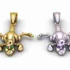 Playful Monkey Pendant