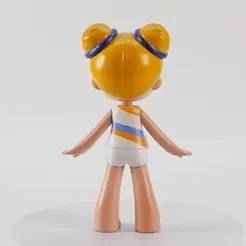 Pop Mart Style Cute Girl Toy