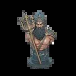 POSEIDON BUST 3D MODEL