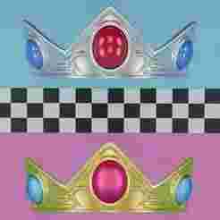 Princess Rosalina/ Peach Pro Racer Hat Crown - Mario Kart World