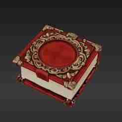 Print-in-Place Fantasy Book Box - Bendable Hinge & Clasp