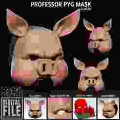 Professor Pyg Classic Mask - The Batman - Hallowen - STL 3D Print Model File