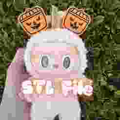 Pumpkin Bucket Labubu Headband