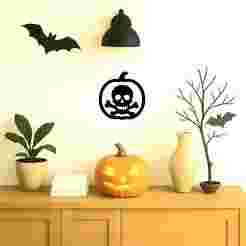 Pumpkin wall decoration for Halloween
