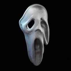 Rare Ghostface Scream mascara Ghost Face Mascara Scream Usable Mask Halloween real size