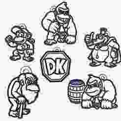 🚀 Retro Donkey Kong Keychain Collection for True Gamers! 🚀