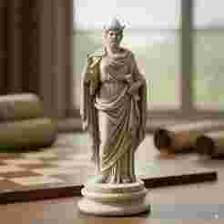 Roman Bishop Chess Piece