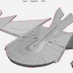 Romulan Manta - bird of prey - star trek ship