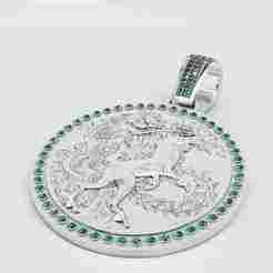 ROUNDHOURS  GOLD PENDANT  3d printable model