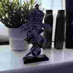 Royal Electrical and Mechanical REME Capbadge Stand