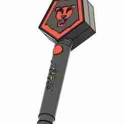 Saja Boys Light Stick STL files for 3d Printing - KPOP Demon Hunters