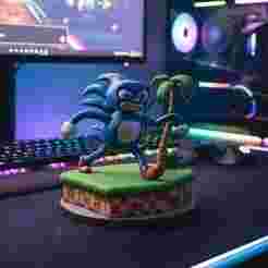 SANIC Meme Statue | Sonic Parody Retro Sega 3D Print