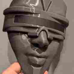 Sci-Fi / Cyberpunk Female Mask 04